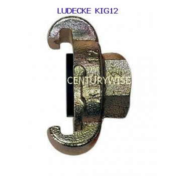Ludecke KIG 12 Claw Coupling + 1/2" Female thread
